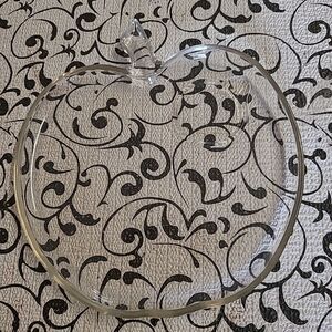 Glass Pumpkin Snack Plate #2